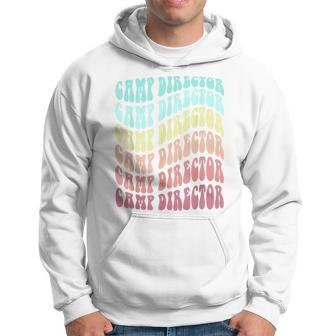 Retro Camp Director Family Campground Summer Grilling Boss Hoodie - Monsterry AU