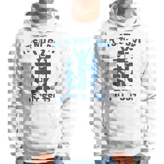Retro It Is Not Gay If It Is Tsa Security Hoodie - Thegiftio UK