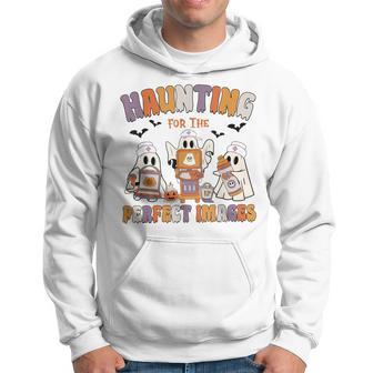 Retro Sonographer Ultrasound Tech Halloween Vascular Tech Hoodie - Thegiftio UK