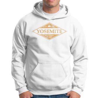 Retro Yosemite California Established 1890 National Park Hoodie - Thegiftio UK
