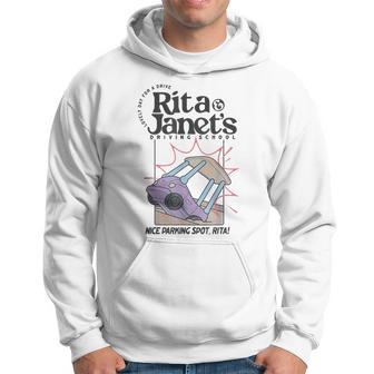 Rita Janet's Driving School Nice Parking Spot Rita Hoodie - Thegiftio UK