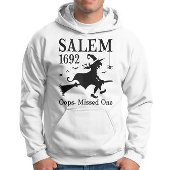Salem You Missed One Witch Trials Brooms Halloween Hoodie - Thegiftio UK