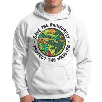 Save The Rainforest Protect The Wildlife Environment Hoodie - Thegiftio UK