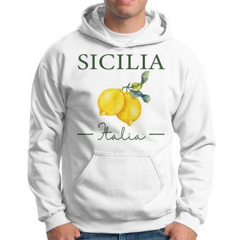 Sicilia Italia Italian Lemons Proud Sicilian Italy Lovers Hoodie - Thegiftio UK