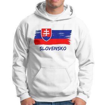 Slovak Flag Slovakia Team Fan Jersey Kapuzenpullover - Seseable