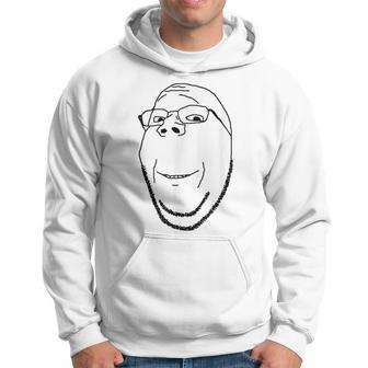 Soyjak Soy Wojak Soyboy Meme Wholesome Gapejak Hoodie - Thegiftio UK