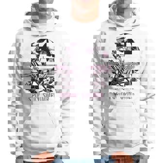 Spooky Summer Skeleton Halloween Summer Vibes Spooky Season Hoodie - Seseable