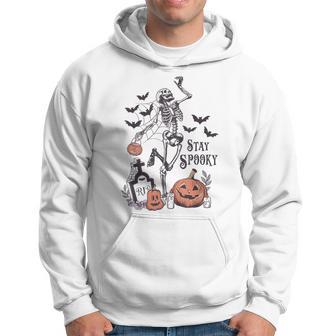 Stay Spooky Skeleton Dancing Cute Halloween Hoodie - Thegiftio UK