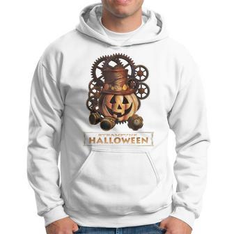 Steampunk Halloween Costumes Jack O Lantern Pumpkin Face Hoodie - Thegiftio UK
