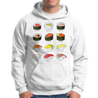 Sushi Costume Sushi Kit Types Of Sushi Hoodie - Thegiftio UK
