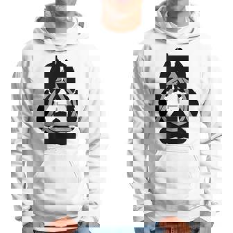 Theta Delta Symbol With Paw Of A Fox Therian Hoodie - Thegiftio UK