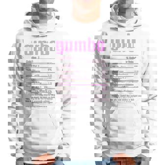 Thanksgiving Christmas Gumbo Nutritional Facts Hoodie - Monsterry