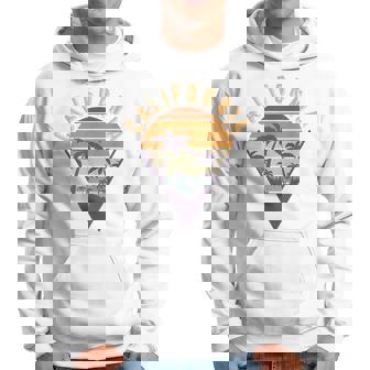 Tropical Ca Cali Palmieracances Océan Retro Californie Sweat à capuche - Cadeauxyz