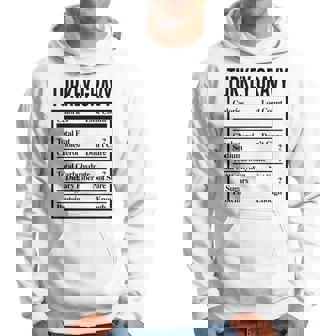 Turkey Gravy Ingredient Food List Thanksgiving Christmas Hoodie - Monsterry