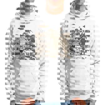 Ufo Western Cowboy Hoodie - Thegiftio