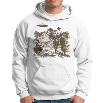 Ufo Western Cowboy Hoodie - Thegiftio UK