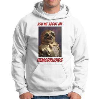 Unhinged Cringe Hemorrhoids Inappropriate Embarrassing Hoodie - Thegiftio UK