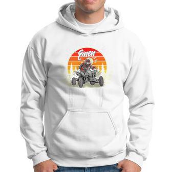 Unterschätze Niemlas Einen Alten Mann Mit Einem Quad I Atv Gray Kapuzenpullover - Geschenkecke