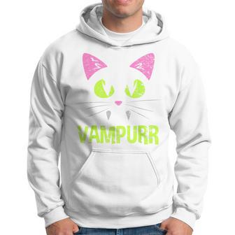 Vampire Cat Vampire Halloween Costume Hoodie - Thegiftio UK