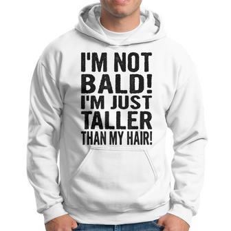 Vintage Baldman Saying Bald Head Quote Humor Bald Joke Hoodie - Thegiftio UK