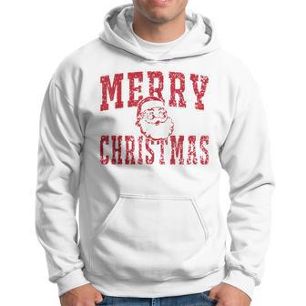 Vintage Christmas Santa Head Matching Family Pajamas Hoodie - Thegiftio UK