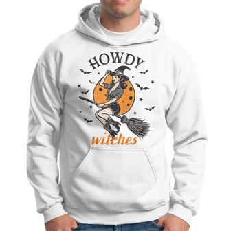 Vintage Sexy Witch Howdy Cowgirl Witches Halloween Costume Hoodie - Thegiftio UK