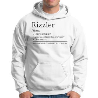 W Rizz The Rizzler Definition Meme Quote Hoodie - Thegiftio UK