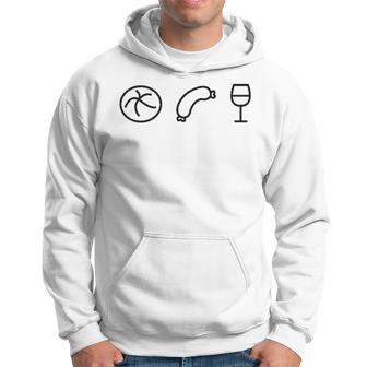 Weck Worscht Woi X Brötchen Wurst Wein Pfalz Mainz Hessen Kapuzenpullover - Geschenkecke