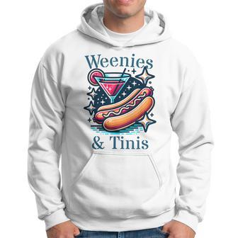 Weenies And Martinis Hotdog With Martini Weenies And Tinis Hoodie - Thegiftio UK