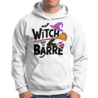 Witch Way To Barre Halloween Workout Hoodie - Thegiftio UK