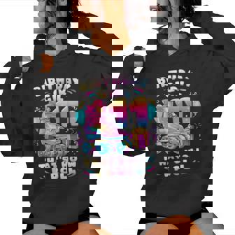 11Th Birthday Girl 11 Years Roller Skates Number 11 Women Hoodie - Monsterry