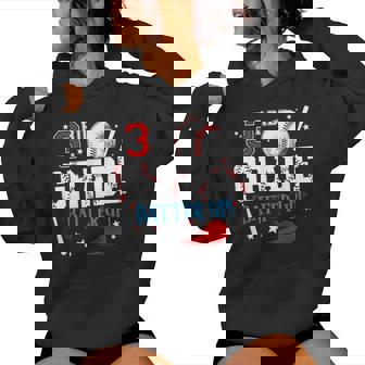 3Rd Grade Batter Up Back To School Baseball Player Boys Women Hoodie - Monsterry