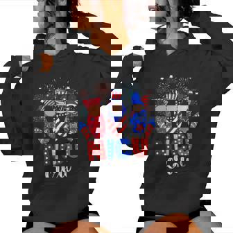 4Th Of July Nicu Crew Nicu Nurse Fireworks Women Hoodie - Thegiftio UK