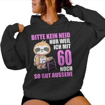 60Th Birthday Bitte Keine Enid 60 Jahre Sloth Kapuzenpullover für Damen - Geschenkecke