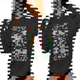 This Is My 70S Costume 70'S Style Seventies Retro Party Women Hoodie - Thegiftio UK