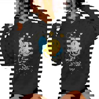 Abeille Mignonne Positive Abeille Jaune Motivation Sweat à capuche femme - Cadeauxyz