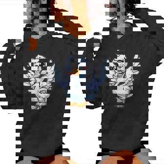 Adorable Ange Cygne Avec Ailes Sweat à capuche femme - Cadeauxyz