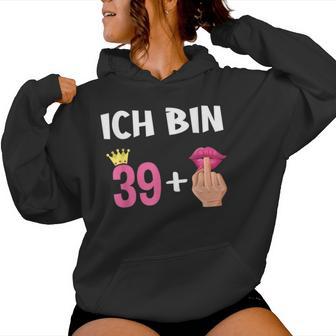 Alte Schachtel Ich Bin 39 Plus 40Th Birthday S Kapuzenpullover für Damen - Geschenkecke