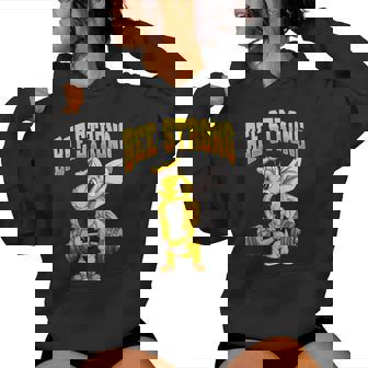 Bee Strong Gym Fitness Bodybuilding Women Hoodie - Seseable