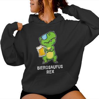 Beer Dinosaur Beer Dinosaurus Rex Sauf Beer Beer Drinker Kapuzenpullover für Damen - Geschenkecke