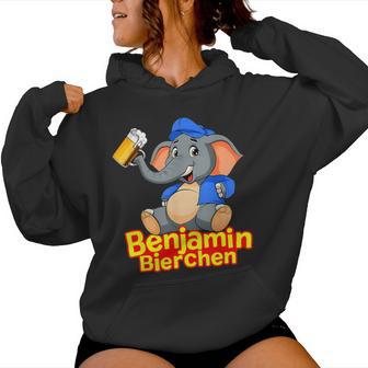 Benjamin Beer Drinker Saufen Beer Kapuzenpullover für Damen - Geschenkecke