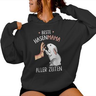 Beste Hasenmama Aller Zeit Kapuzenpullover für Damen - Seseable