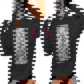 Birthday Queen Tarot Card Cute Gothic Skeleton Girls Women Hoodie - Thegiftio UK