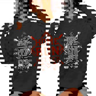 Black And Orange Baseball T For Boy Mom Youth Women Hoodie - Monsterry