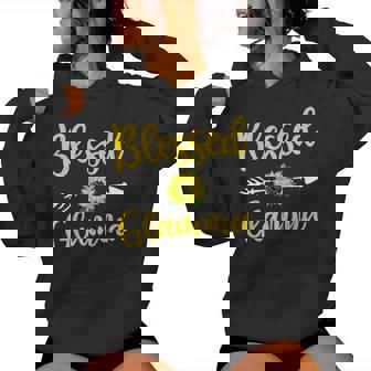 Blessed Glamma Sunflower For Grandma Women Hoodie - Monsterry