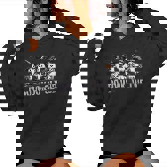 Boo Ghost Books Book Club Halloween School Teacher Women Hoodie - Thegiftio UK