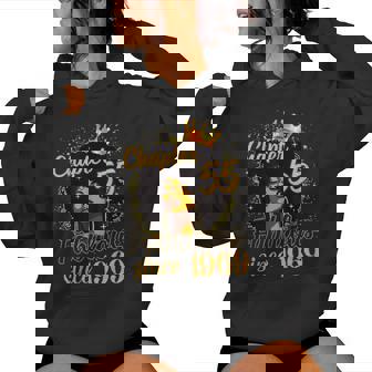 Chapter 55 Fabulous Since 1969 55Th Birthday Melanin Women Hoodie - Seseable