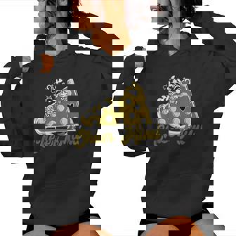 Cheer Mimi Gold Megaphone With Heart Flower Accent Women Hoodie - Monsterry
