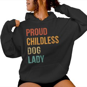 Childless Dog Lady Proud Usa 2024 Women Hoodie - Thegiftio UK