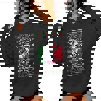 Chingedy Ching Dominick The Italian Christmas Donkey Xmas Women Hoodie - Seseable